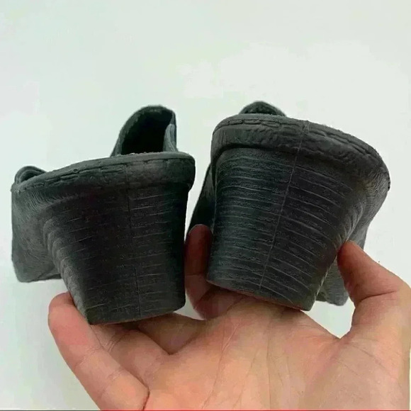 Portania clogs size 39 navy blue nubuck suede - Picture 8 of 13